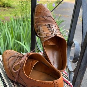 Vince Camuto Brown Leather Oxford Shoes size us 10